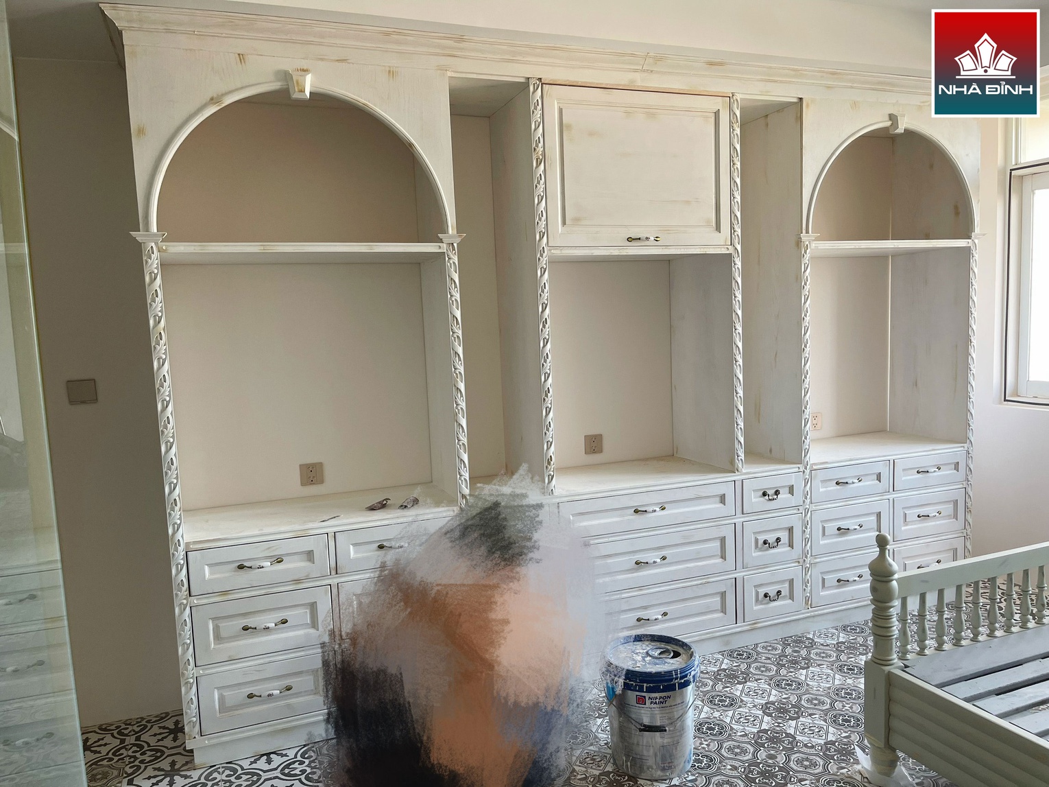 Tủ quần áo gỗ Tần Bì