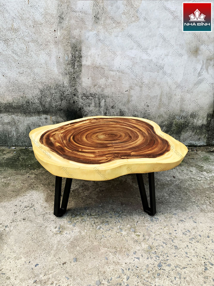 Bàn Cafe Gỗ Nguyên Tấm