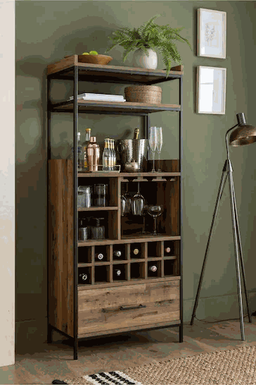 tủ rượu gỗ sồi 