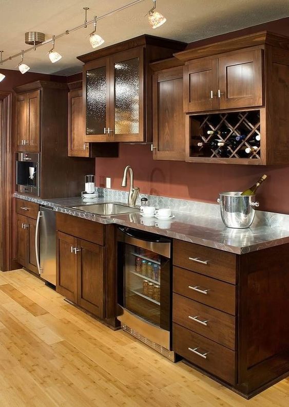 giá tủ bếp gỗ sồi