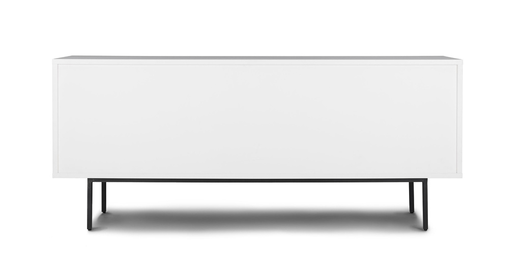 Tủ Trang Trí Gỗ Sồi Sơn Trắng Dài 180 Cao 76 Sâu 40 (cm)