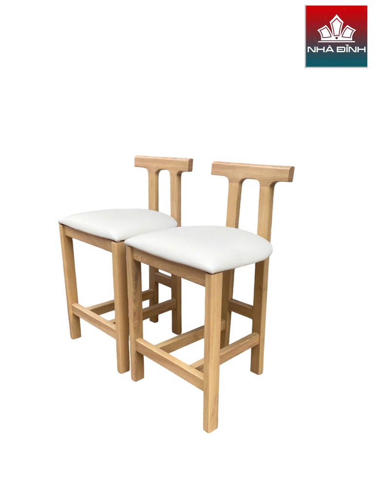 Ghế Bar Gỗ Tần Bì Cao 89 Ngang 48 Rộng 48 (cm)