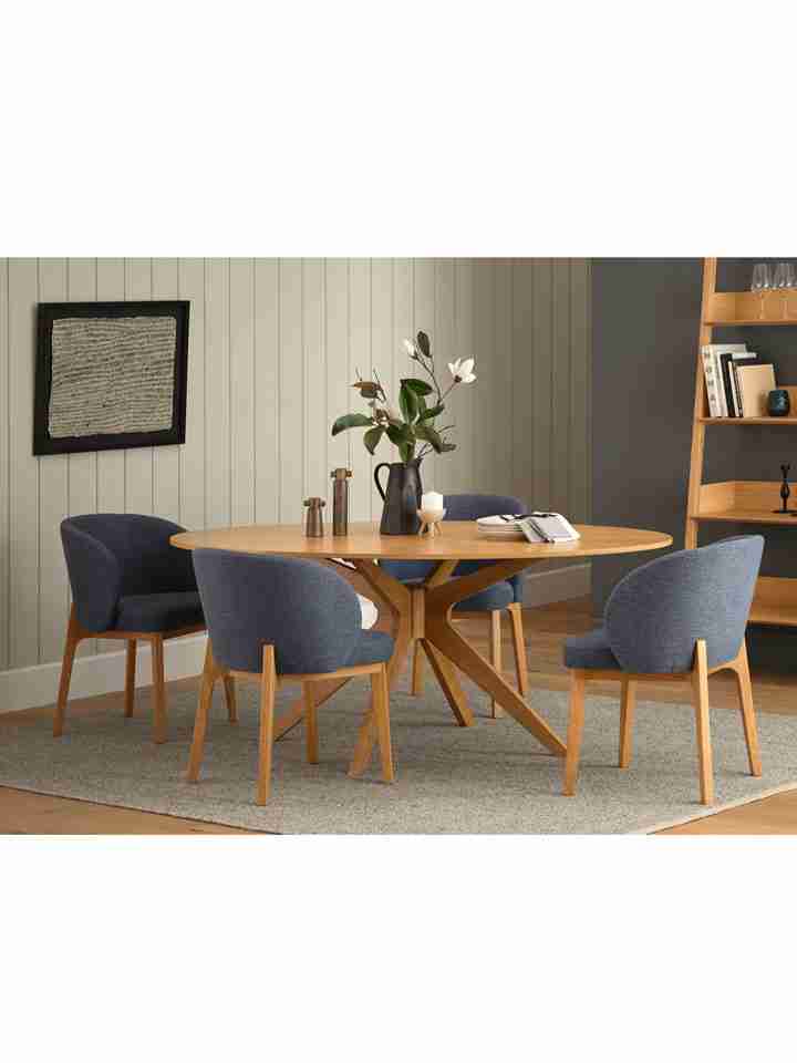 Bàn Ăn Gỗ Sồi (Oak) Cao 74 Ngang 190 Rộng 110 (cm)