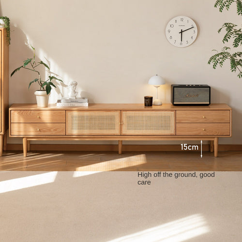 Tủ Tivi Gỗ Sồi (Oak) Dài 200 Sâu 35 Cao 44 (cm)