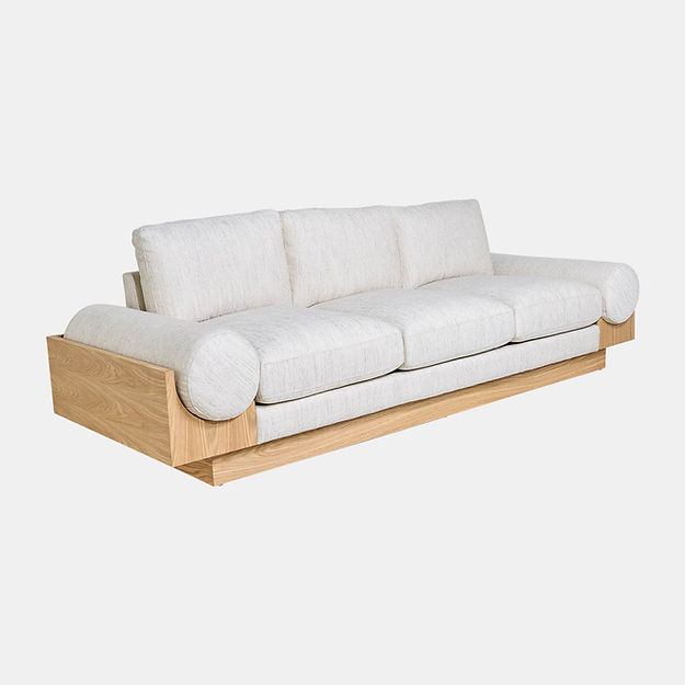 Ghế Sofa Gỗ Sồi (Oak) Cao 80 Rộng 260 Sâu 91 (cm)