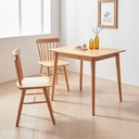 Bàn Ăn Vuông Gỗ Sồi (Oak) Dài 90 Rộng 90 Cao 75 (cm)