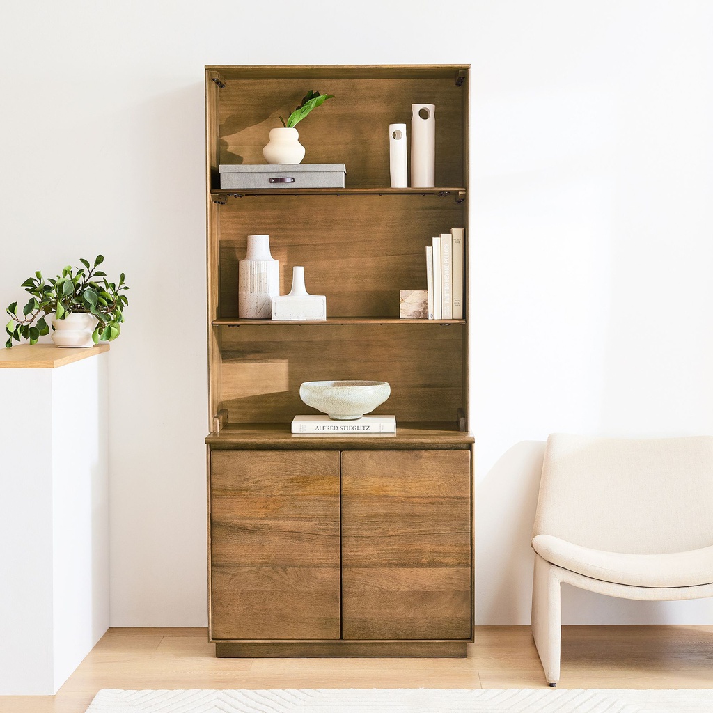 Kệ Sách Gỗ Sồi (Oak) Cao 200 Rộng 80 Sâu 45 (cm)