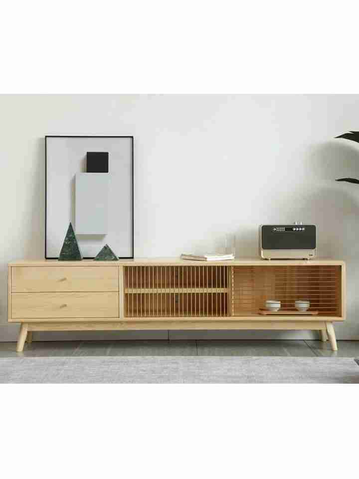 Tủ Tivi Gỗ Tần Bì Dài 180 Sâu 40 Cao 48 (cm)