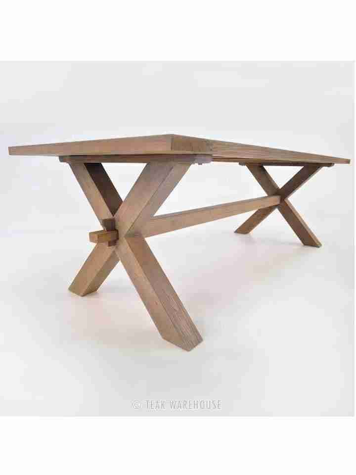 Chân Bàn Ăn Gỗ Thông Chữ X Cao 75 ngang 150 rộng 70 (cm)