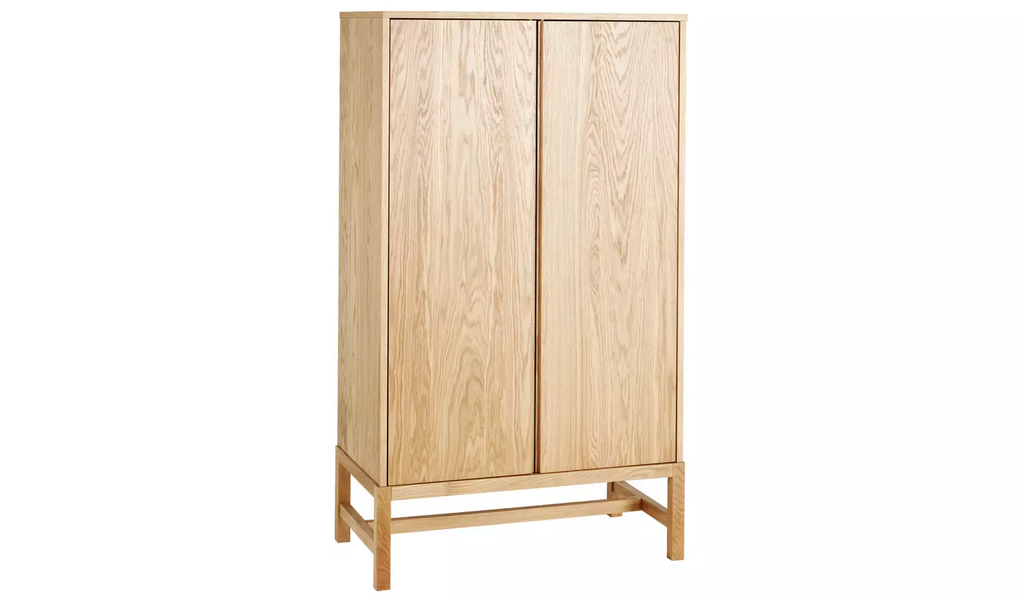 Tủ Đựng Chén Bát Gỗ Sồi Cao 140 Ngang 80 Rộng 45 (cm)