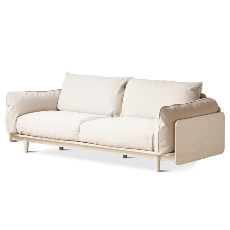 Ghế Sofa Gỗ Sồi Cao 81 Ngang 219 Rộng 90 (cm)