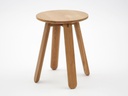 Ghế Đẩu Gỗ Sồi Cao 45 Đường Kính 35 (cm)