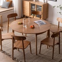 Bàn Ăn Gỗ Sồi Cao 75 Đường Kính 135cm