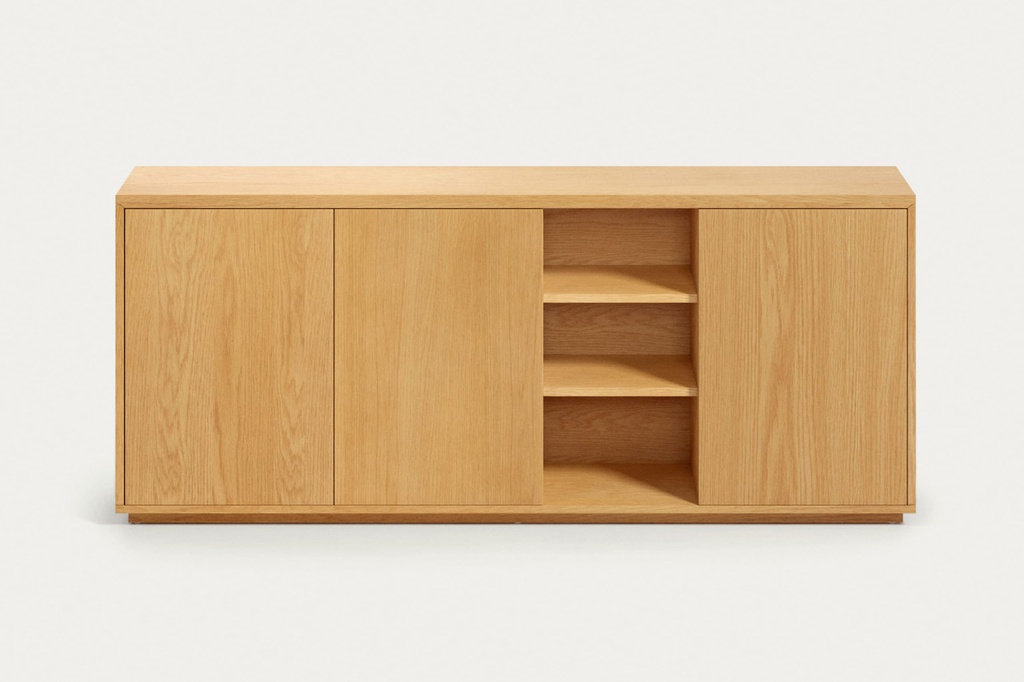 Tủ Trang Trí Gỗ Sồi Cao 75 Ngang 180 Rộng 33 (cm)