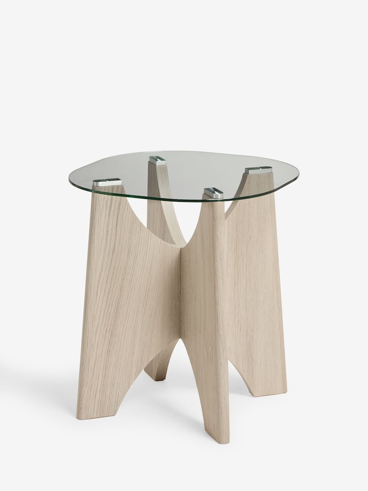 Bàn Trà Gỗ Sồi Cao 50.5 Ngang 45 Rộng 45 (cm)