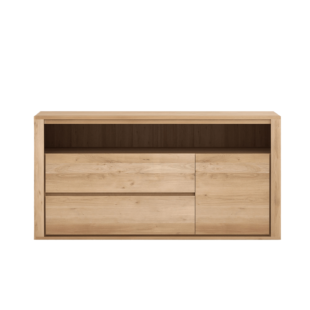 Tủ Trang Trí Gỗ Sồi Cao 84 Ngang 160 Rộng 50 (cm)