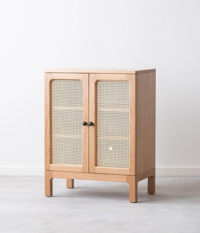 [OAKTTT193] Tủ Trang Trí Gỗ Sồi Cao 86 Ngang 66 Rộng 40 (cm)