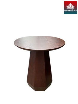 [OAKBA238] Bàn Ăn Gỗ Sồi Cao 77 Đường Kính 66 (cm)