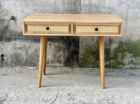 [OAKBTD20] Bàn Trang Điểm Gỗ Sồi (Oak) Dài 100 Rộng 45 Cao 75 (cm)