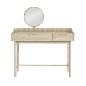 [OAKBTD11] Bàn Trang Điểm Gỗ Sồi (Oak) Cao 125 Rộng 110 Sâu 35 (cm)