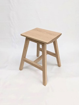 [OAKGD27] Ghế Đẩu Gỗ Sồi (Oak) Cao 45 Rộng 30 Sâu 25 (cm)