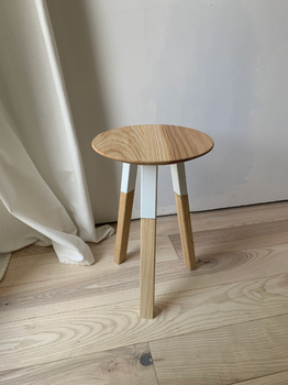 [ASHBSF74] Bàn Trà Phòng Ngủ Gỗ Tần Bì Đường Kính 30 Cao 45 (cm)