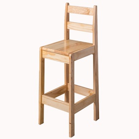 [GTGBAR1] Ghế Bar Gỗ Thông Dài 38 Rộng 44 Cao 60-95 (cm)