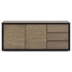 [OAKTTT128] Tủ Trang Trí Gỗ Sồi Cao 79 Rộng 180 Sâu 46 (cm)