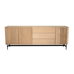 [OAKTTT139] Tủ Trang Trí Gỗ Sồi Cao 80 Ngang 215 Rộng 50 (cm)