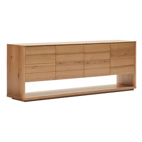 [OAKTTT170] Tủ Trang Trí Gỗ Sồi Cao 73 Ngang 200 Rộng 40 (cm)