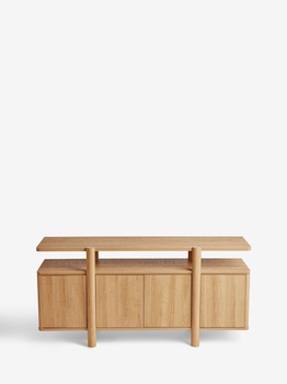 [OAKTTT186] Tủ Trang Trí Gỗ Sồi Cao 72 Ngang 150 Rộng 42 (cm)