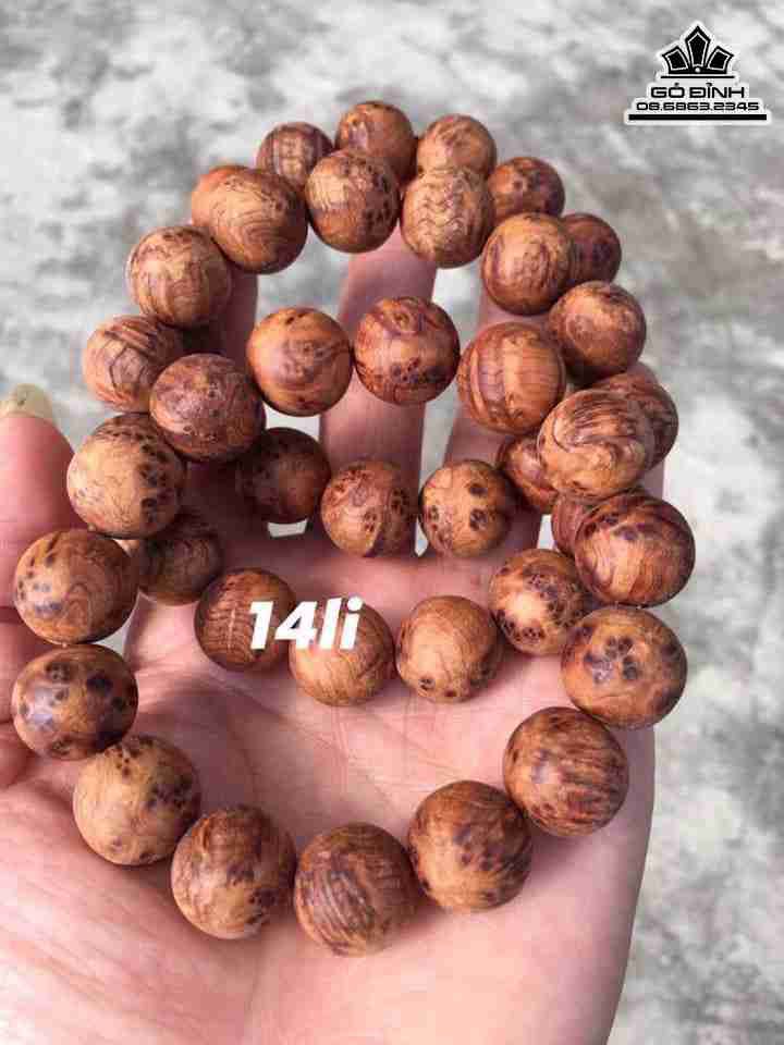 Vòng Tay Hạt Tròn Gỗ Nu Ngọc Am