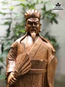 Tượng Gia Cát Lương (Khổng Minh) Gỗ Bách Xanh 3