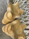 Cặp Lục Bình Gỗ Mít Cao 81 Đường Kính 22 (cm) 0