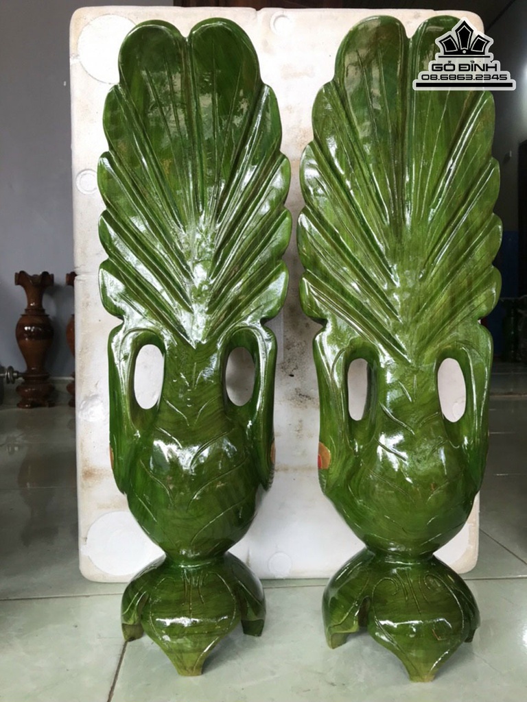 Cặp Bình Chim Công Cao 58 Đường Kính 18 (cm) 0