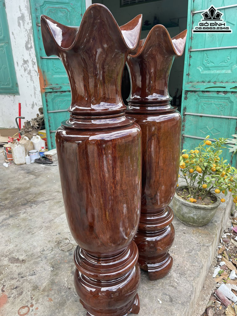 Lục Bình Gỗ Ké Cao 120 Đường Kính 30,5 (cm)