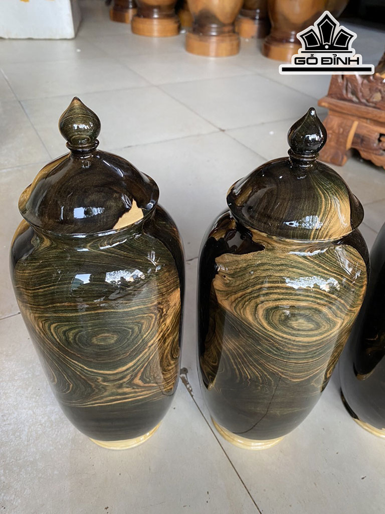Bình Phú Quý Gỗ Cẩm Cao 36 Đường Kính 14 (cm)