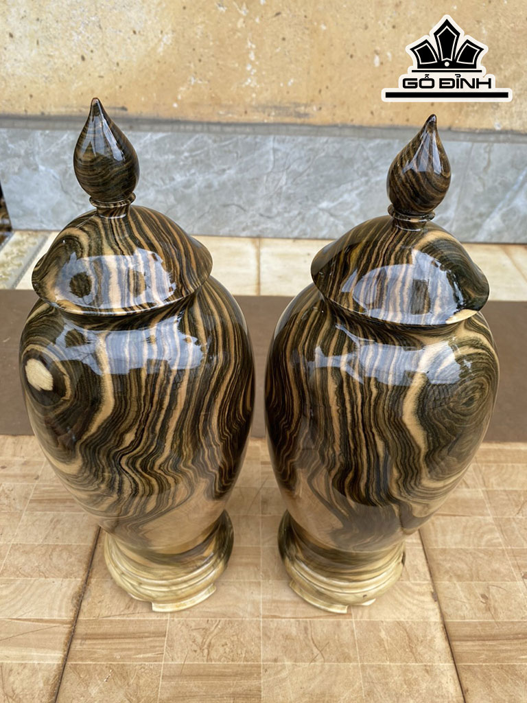 Bình Phú Quý Gỗ Cẩm Cao 39 Đường Kính 15 (cm)
