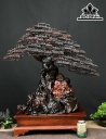 Tượng Đạt Ma Sư Tổ Gỗ Trắc Cao 88 Ngang 76 Sâu 33 (cm)