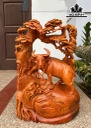 Tượng Trâu Gỗ Hương Cao 57 Ngang 39 Sâu 19 (cm)