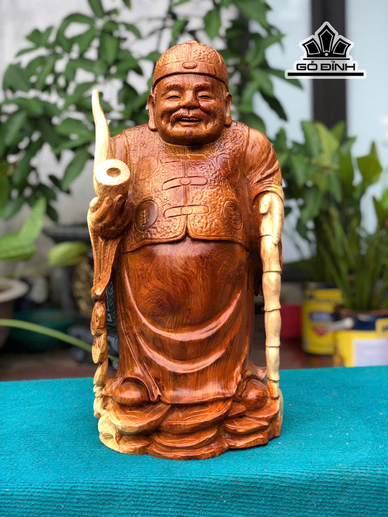 Cụ Thương Gia Gỗ Hương Cao 50 Ngang 26 Sâu 20 (cm)