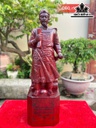 Tượng Trần Quốc Tuấn Gỗ Tử Đàn Cao 60 Ngang 17 Sâu 16 (cm)